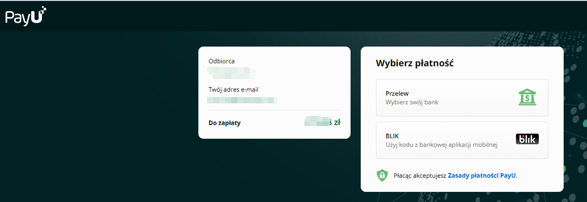 PayU User Interface Example